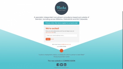 Niche Recruitment Website Design and Landing Page