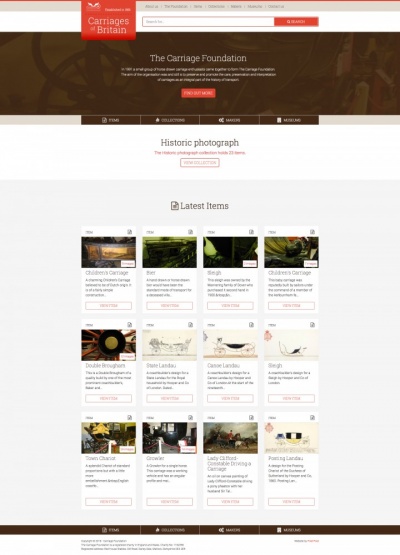 The Carriage Foundation Website Design and Development