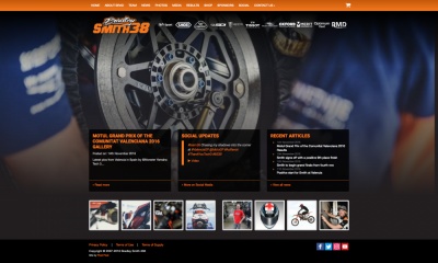 Bradley Smith Revamped Website Design