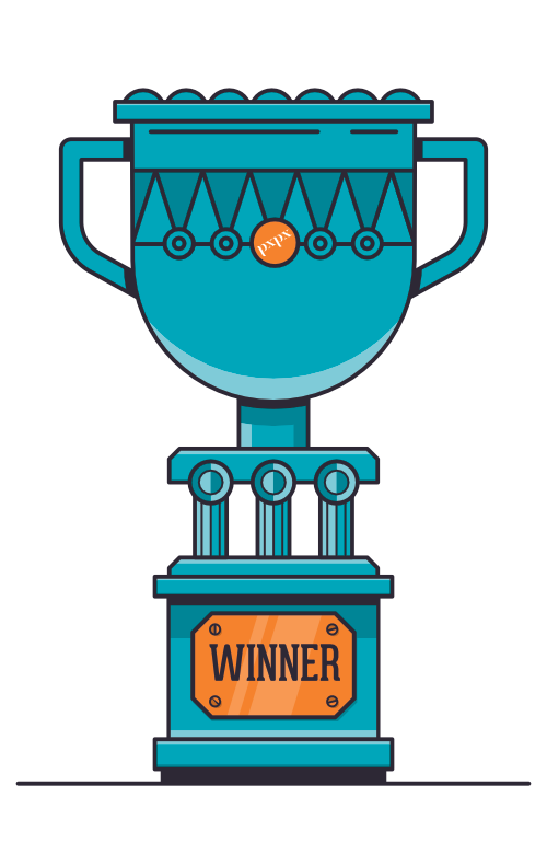 Pixel Pixel prize trophy